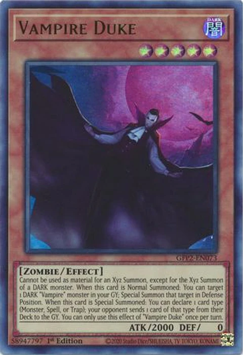 Vampire Duke - GFP2-EN073 - Ultra Rare
