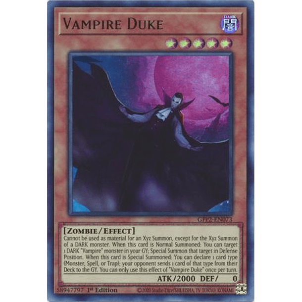Vampire Duke - GFP2-EN073 - Ultra Rare
