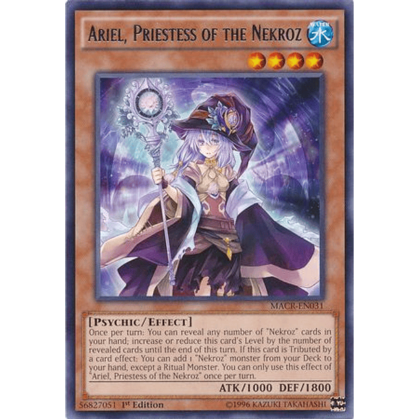 Ariel, Priestess of the Nekroz - MACR-EN031 - Rare