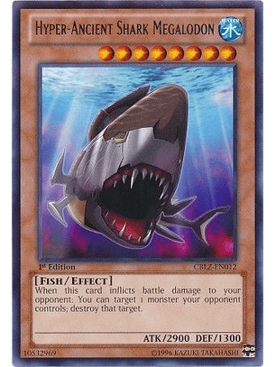 Hyper-Ancient Shark Megalodon - CBLZ-EN012 - Rare
