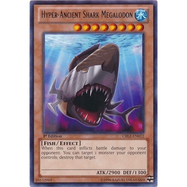 Hyper-Ancient Shark Megalodon - CBLZ-EN012 - Rare