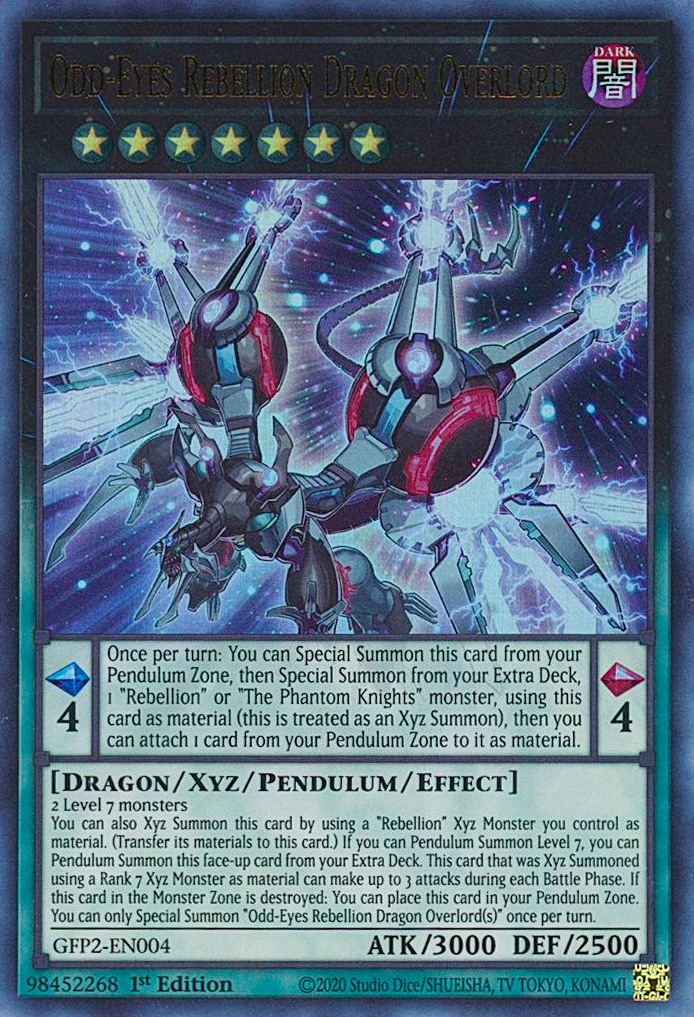 Odd-Eyes Rebellion Dragon Overlord - GFP2-EN004 - Ultra Rare 1
