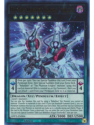 Odd-Eyes Rebellion Dragon Overlord - GFP2-EN004 - Ultra Rare
