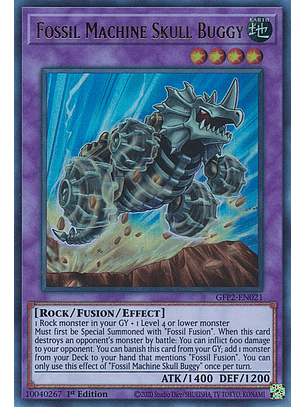 Fossil Machine Skull Buggy - GFP2-EN021 - Ultra Rare