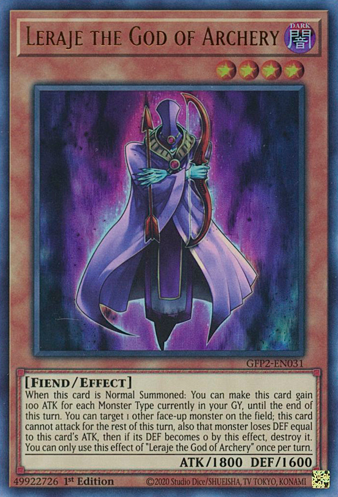 Leraje the God of Archery - GFP2-EN031 - Ultra Rare 1
