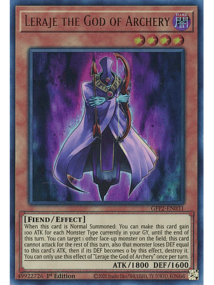 Leraje the God of Archery - GFP2-EN031 - Ultra Rare