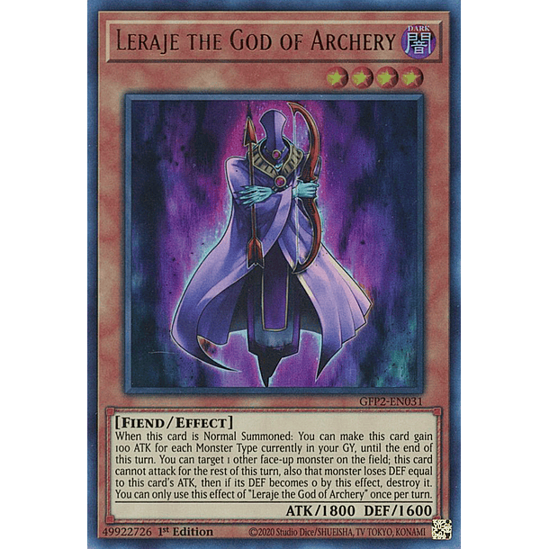 Leraje the God of Archery - GFP2-EN031 - Ultra Rare