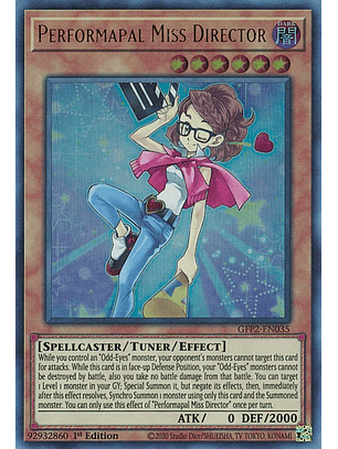 Performapal Miss Director - GFP2-EN035 - Ultra Rare