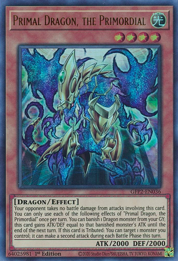 Primal Dragon, the Primordial - GFP2-EN036 - Ultra Rare 1