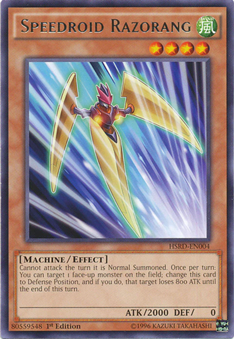 Speedroid Razorang - HSRD-EN004 - Rare