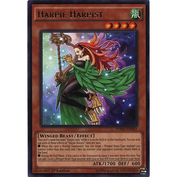Harpie Harpist - WIRA-EN041 - Rare 