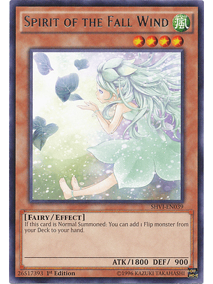 Spirit of the Fall Wind - SHVI-EN039 - Rare 