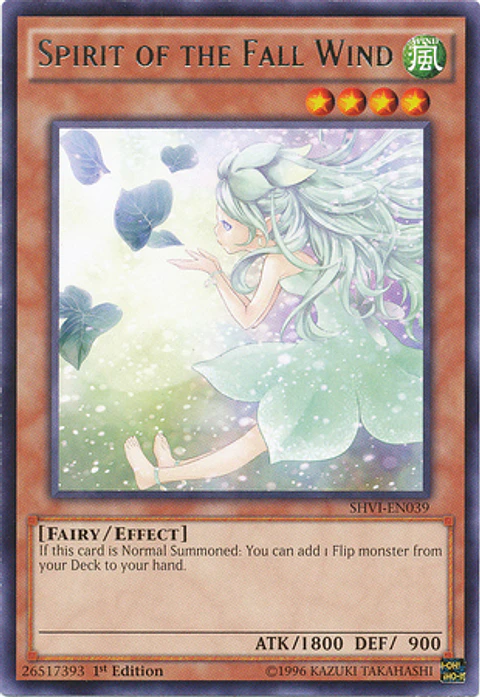 Spirit of the Fall Wind - SHVI-EN039 - Rare 