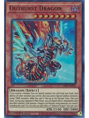 Outburst Dragon - GFP2-EN041 - Ultra Rare