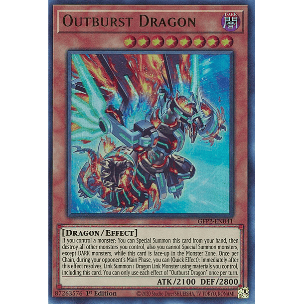 Outburst Dragon - GFP2-EN041 - Ultra Rare