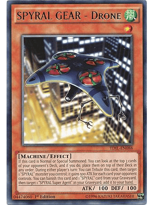 SPYRAL GEAR - Drone - TDIL-EN088 - Rare 