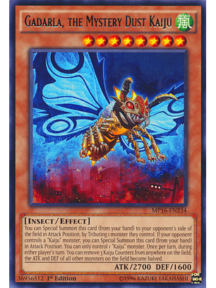 Gadarla, the Mystery Dust Kaiju - MP16-EN234 - Rare