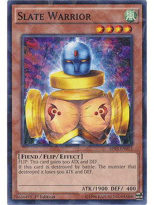 Slate Warrior - BP03-EN013 - Rare 