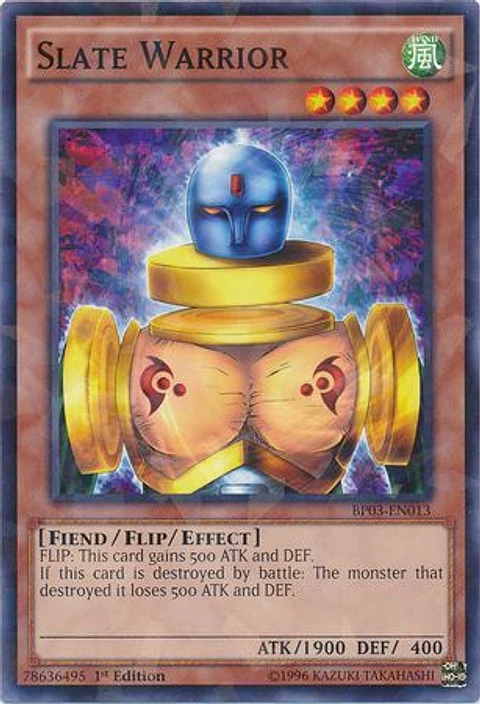 Slate Warrior - BP03-EN013 - Rare 