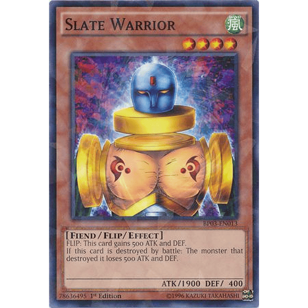 Slate Warrior - BP03-EN013 - Rare 