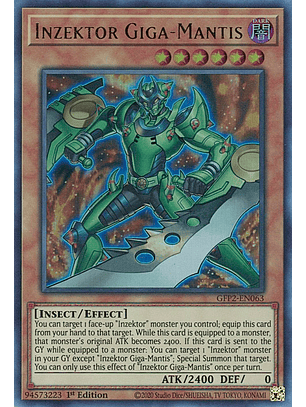 Inzektor Giga-Mantis - GFP2-EN063 - Ultra Rare