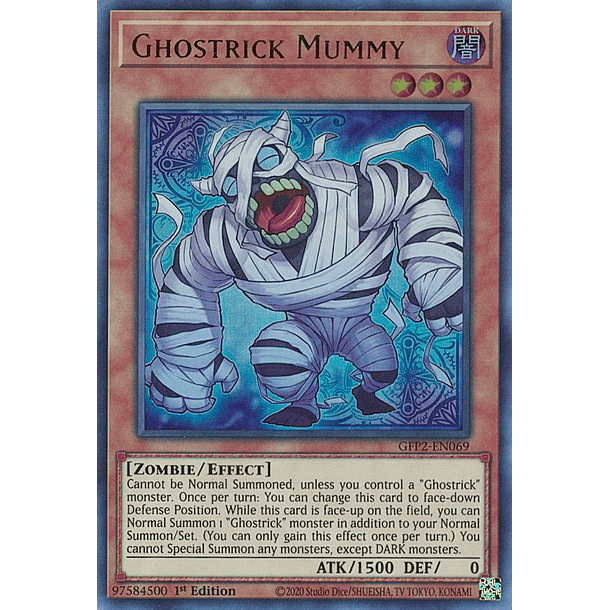 Ghostrick Mummy - GFP2-EN069 - Ultra Rare