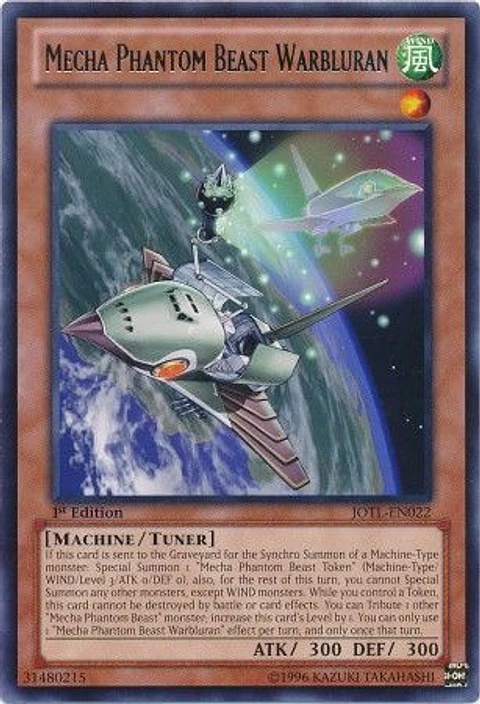 Mecha Phantom Beast Warbluran - JOTL-EN022 - Rare