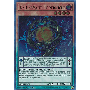 D/D Savant Copernicus - GFP2-EN076 - Ultra Rare