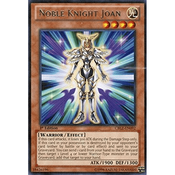 Noble Knight Joan - CBLZ-EN092 - Rare