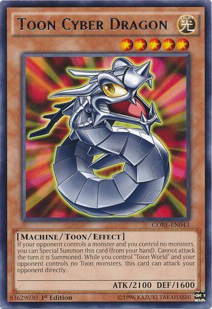 Toon Cyber Dragon - CORE-EN043 - Rare  1