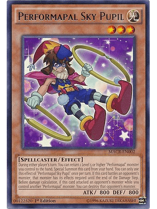 Performapal Sky Pupil - MACR-EN002 - Rare