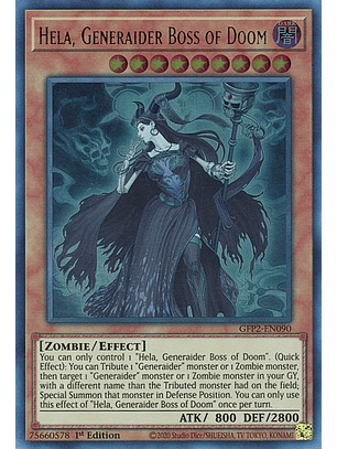 Hela, Generaider Boss of Doom - GFP2-EN090 - Ultra Rare