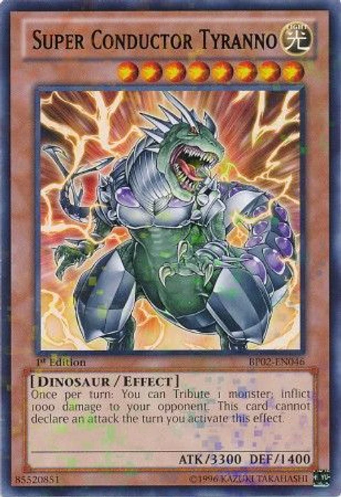 Super Conductor Tyranno - BP02-EN046 - Rare 