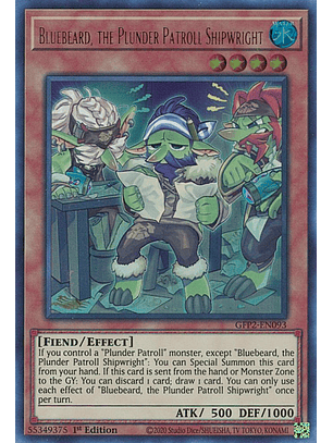 Bluebeard, the Plunder Patroll Shipwright - GFP2-EN093 - Ultra Rare