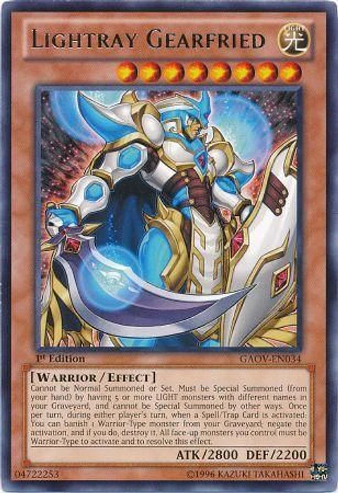Lightray Gearfried - GAOV-EN034 - Rare 