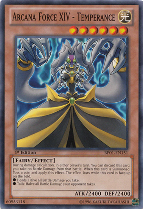 Arcana Force XIV - Temperance - LODT-EN014 - Rare