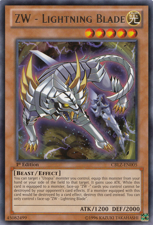 ZW - Lightning Blade - CBLZ-EN005 - Rare 1