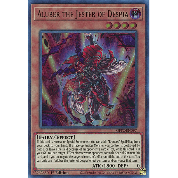 Aluber the Jester of Despia - GFP2-EN097 - Ultra Rare