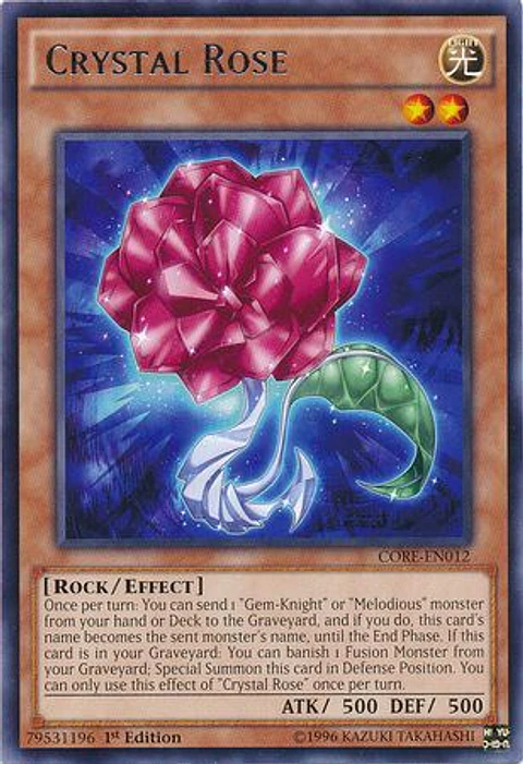 Crystal Rose - CORE-EN012 - Rare 