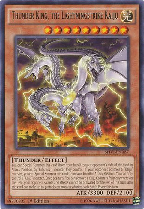 Thunder King, the Lightningstrike Kaiju - SHVI-EN087 - Rare