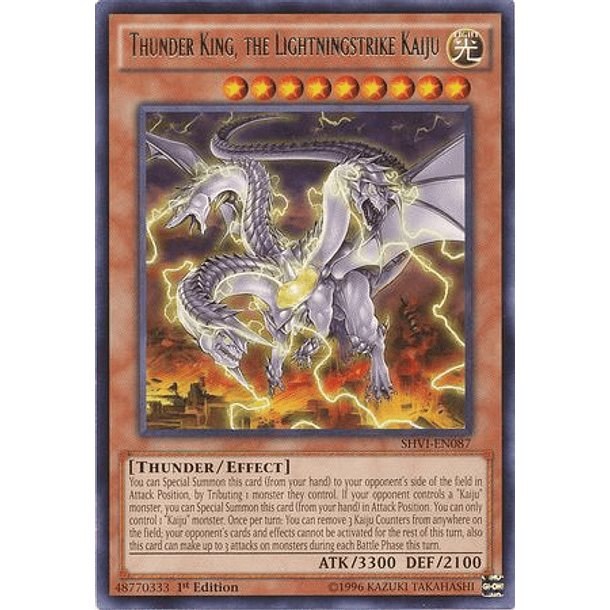 Thunder King, the Lightningstrike Kaiju - SHVI-EN087 - Rare