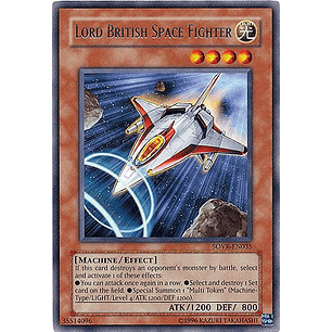 Lord British Space Fighter - SOVR-EN035 - Rare