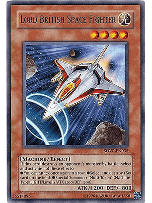 Lord British Space Fighter - SOVR-EN035 - Rare