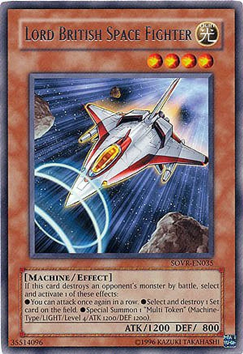 Lord British Space Fighter - SOVR-EN035 - Rare