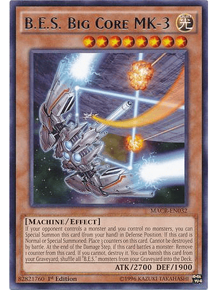 B.E.S. Big Core MK-3 - MACR-EN032 - Rare