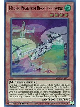 Mecha Phantom Beast Coltwing - GFP2-EN103 - Ultra Rare