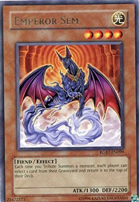 Emperor Sem - RGBT-EN099 - Rare