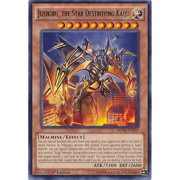 Jizukiru, the Star Destroying Kaiju - MP16-EN235 - Rare