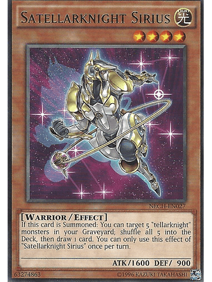 Satellarknight Sirius - NECH-EN027 - Rare