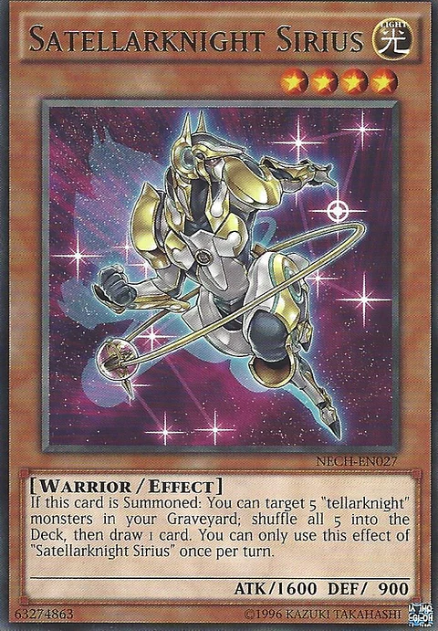Satellarknight Sirius - NECH-EN027 - Rare